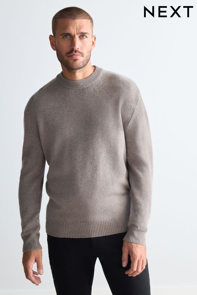 Next mens lambswool jumpers deals