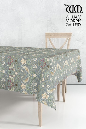 William Morris Gallery Blue Strawberry Thief Table Cloth (B67849) | £30 - £50