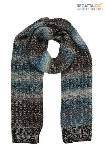 Regatta Black Frosty V Knitted Scarf (B67910) | £25
