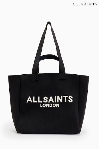 AllSaints Izzy East West Black Tote Bag (B67947) | £119