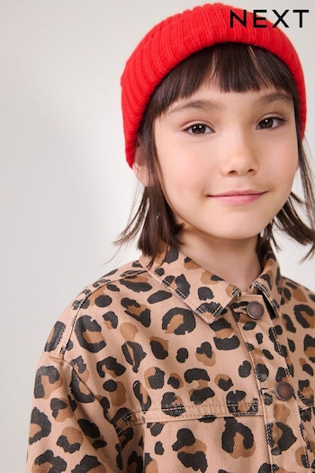 Red Rib Beanie Hat (1-16yrs) (B67968) | £4 - £8