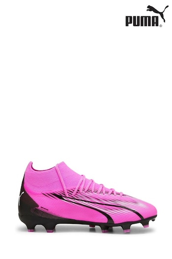 Puma Pink Unisex Kids Ultra Pro Fg/Ag Football Boots (B67990) | £85