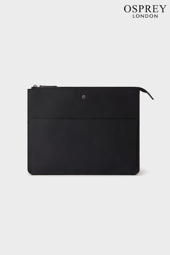 OSPREY LONDON The Business Class Nylon Tech Sleeve Black Wallet (B68103) | £95