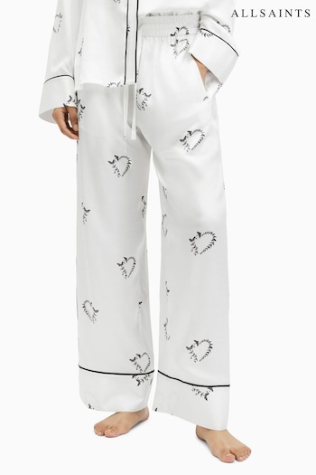 AllSaints White Sofi Escalera Alexandria Trousers (B68313) | £159