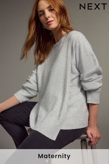 Grey Maternity Nursing Jumper (B68524) | £38