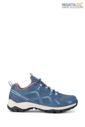 Regatta Blue Lady Vendeavour Waterproof Walking fashion Shoes (B68765) | £49