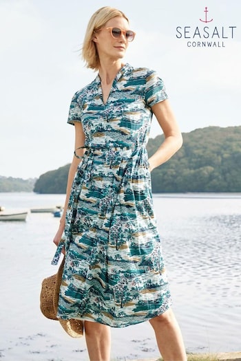 Seasalt Cornwall Green Top Terrace Dress (B68768) | £76