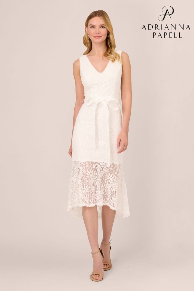 Buy Women s White Adrianna Papell Occasionwear Dresses Online