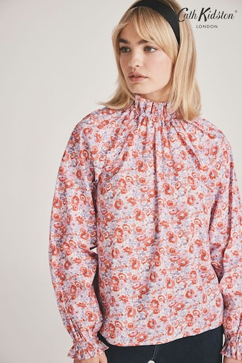 Cath Kidston Archive Ditsy Raglan 100% Cotton Blouse (B69015) | £48