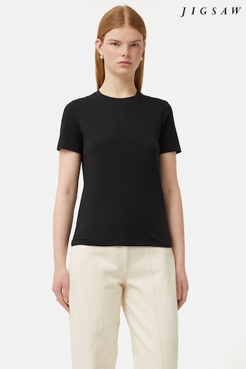 Jigsaw Supima Cotton Crew Neck T-Shirt (B69061) | £28