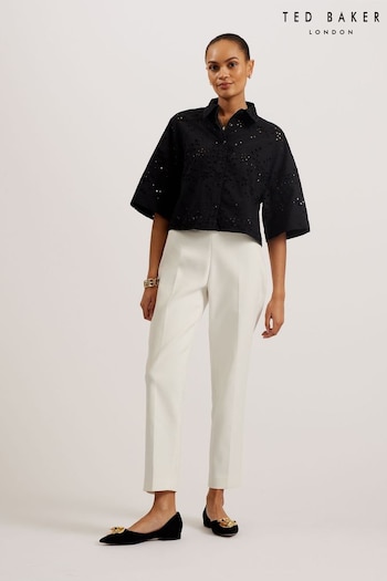 Ted Baker Kilkis Broderie Cropped Shirt (B69193) | £125