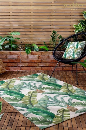 Wylder Tropics Multicolour Maui Tropical Outdoor/Indoor Washable Rug (B69276) | £48