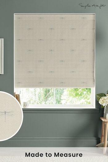 Sophie Allport Duck Egg Blue Vector Dragonfly Made to Measure Roman Blinds (B69281) | £79