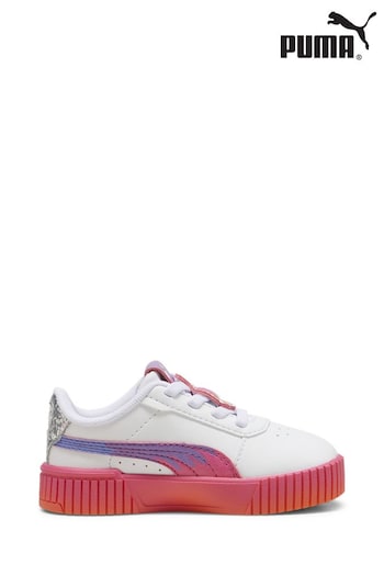 Puma Flow White Baby Girl X Trolls Carina 2.0 Sneakers (B69283) | £38