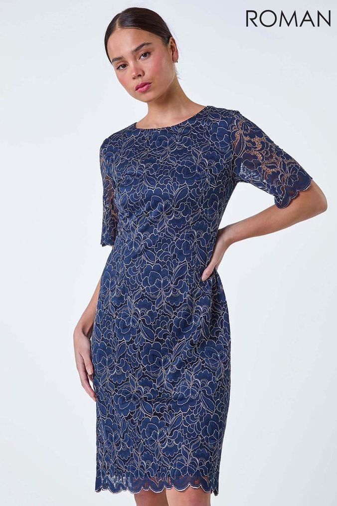 Blue shift dress for wedding hotsell