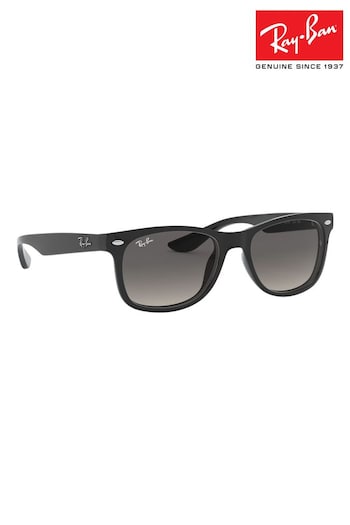 Ray-Ban Junior New Wayfarer Rj9052S Square Black Autocracy Sunglasses (B69727) | £71