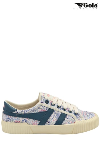 Gola White Ladies Cath Kidston Rally AD Lace-Up Trainers (B69868) | £75