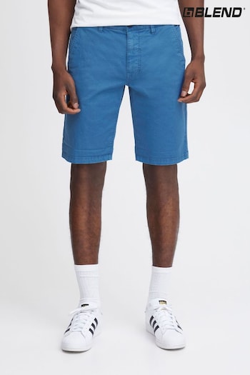 Blend Blue Camo Stretch Chino Shorts Bershka (B69874) | £30