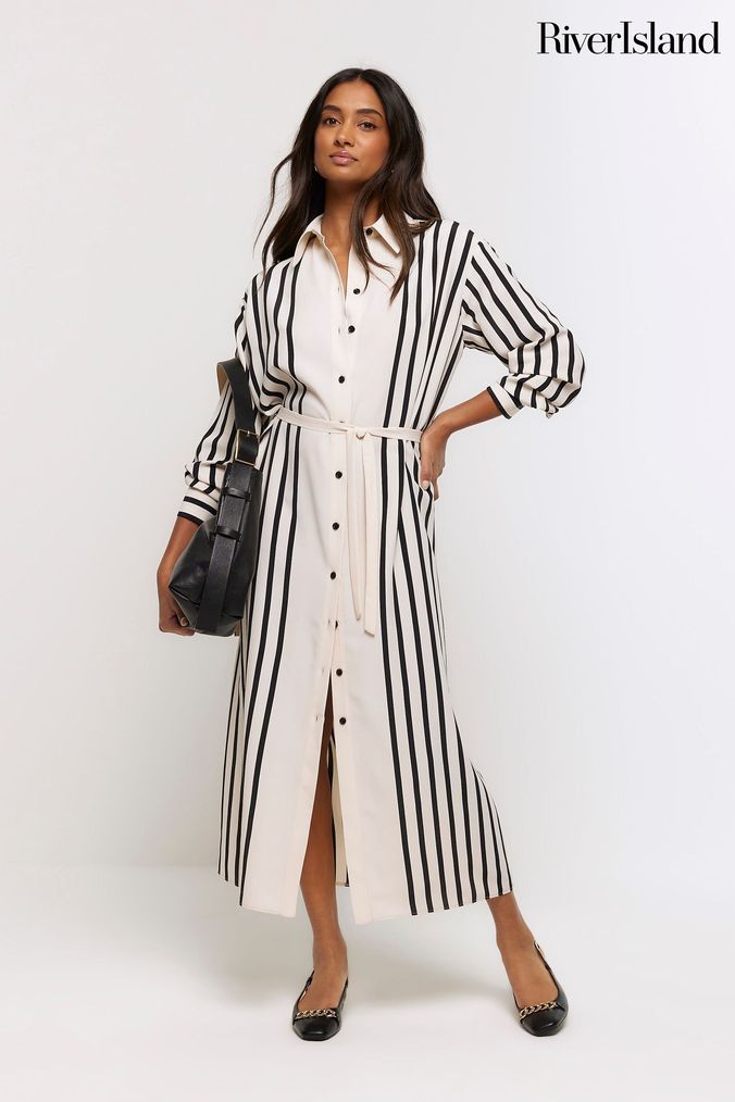 Shirt dress 2025 river island