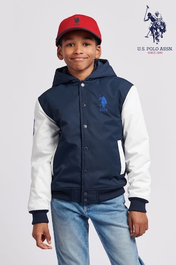 U.S. Pieces Polo Assn. key-chains Blue Player 3 Bomber Jacket (B69933) | £80 - £96