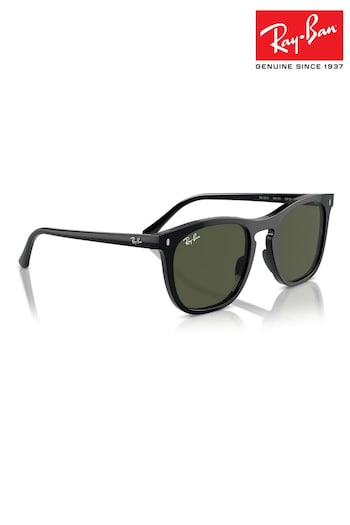Ray-Ban Rb2210 Square Black Sunglasses Bossa (B70117) | £144