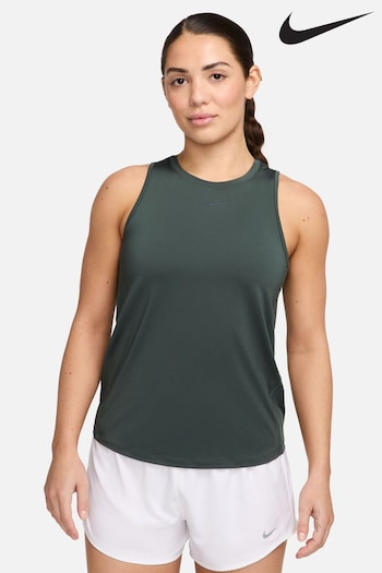 Nike Dark Green One Classic Dri-FIT Tank Top (B70344) | £28