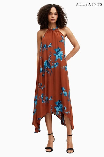 AllSaints Brown Mysti Iona Dress (B70410) | £159
