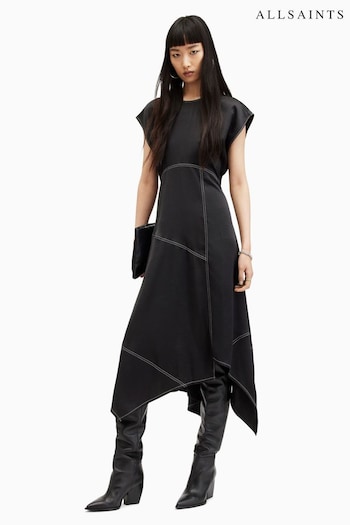 AllSaints Agnes Black Dress (B70561) | £159