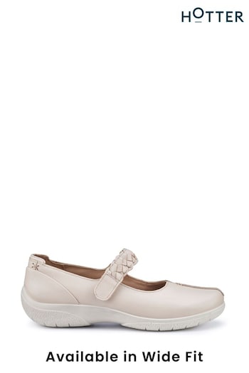 Hotter Cream Shake II Touch Fastening Shoes (B70653) | £79