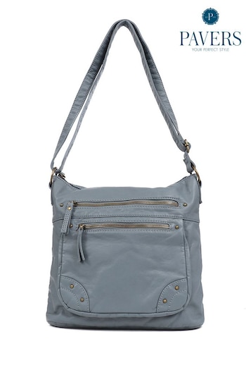 Pavers Blue Cross-Body Bag (B70685) | £30