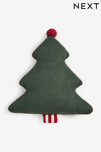 Green Christmas Tree Cushion (B70768) | £15