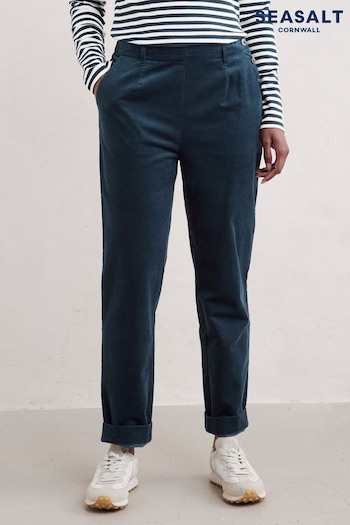 Seasalt Cornwall Blue Crackington Trousers (B70887) | £68