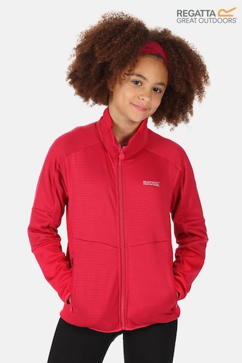 Regatta Red Junior Highton Winter Full Zip Fleece (B70922) | £21