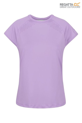 Regatta Purple Luaza Quick Drying Sports T-Shirt (B71044) | £28