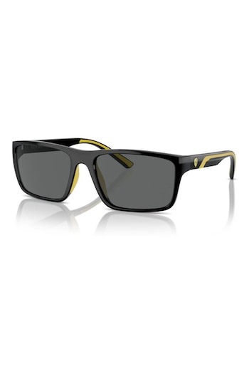 Ferrari Scuderia Fz6003U Rectangle Black internets Sunglasses (B71264) | £104