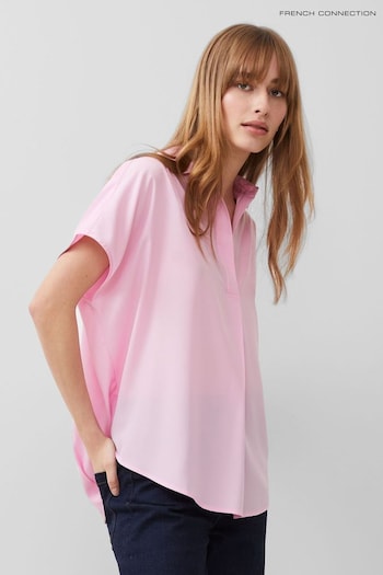 French Connection Crepe Light Sleeveless Popover Shirt (B71288) | £35