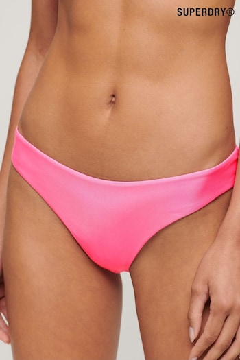 SUPERDRY Pink SUPERDRY Logo Brazilian Bikini Briefs (B71314) | £27
