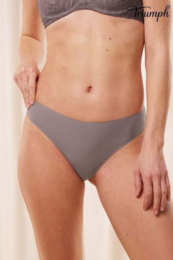 Triumph Grey Body Make-Up Illusion Lace Highleg Briefs (B71738) | £22