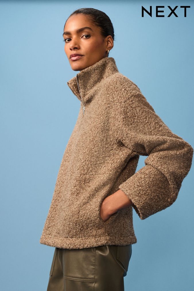 Womens Zip Through Fleeces Next Official Site