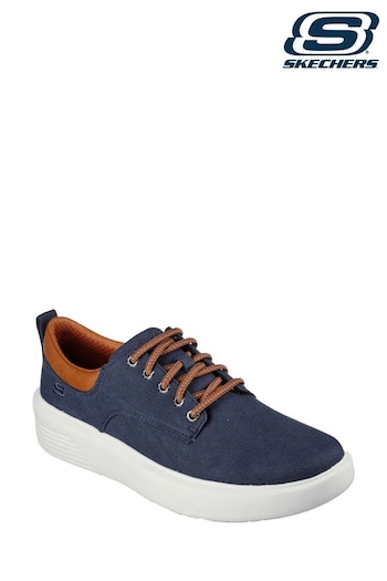 Skechers Blue Viewson Doriano Shoes (B71778) | £69