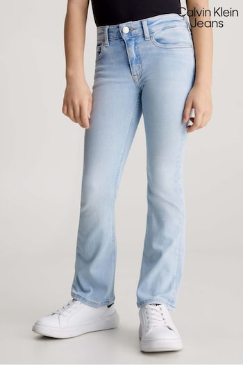 Calvin Klein Blue Flare Denim Jeans (B71801) | £55 - £65