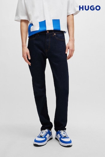 HUGO Blue Slim Fit Dark Wash Stretch Denim effet Jeans (B71918) | £99