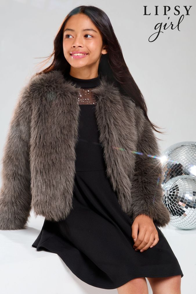 Buy Girls Coats Grey Lipsy Coatsandjackets Online Next UK