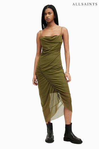AllSaints Green Ulla Dress (B71979) | £119