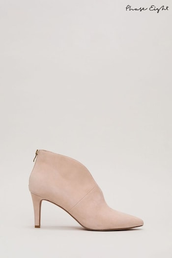 Phase Eight Cream Cut out Shoe Boots (B72031) | £139