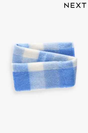 Blue Check Scarf (3-16yrs) (B72200) | £7 - £10