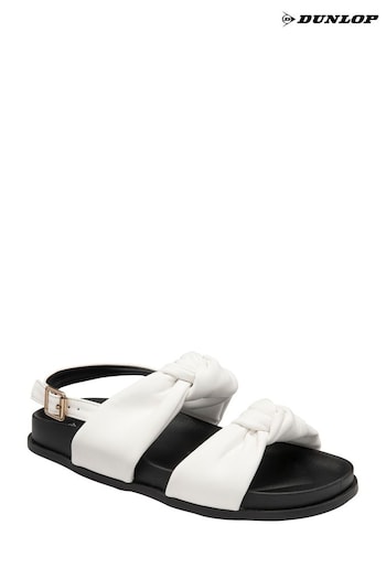 Dunlop White Slingback Sandals (B72394) | £30