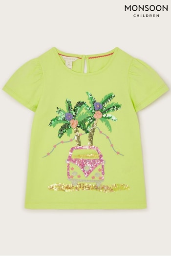 Monsoon Green Campervan Embellished T-Shirt (B72428) | £18 - £22