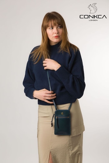 Conkca Bambino Leather Cross-Body Phone Bag (B72500) | £35