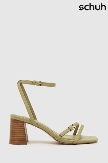 Schuh Green Saturn Strappy Block Heels (B72510) | £38